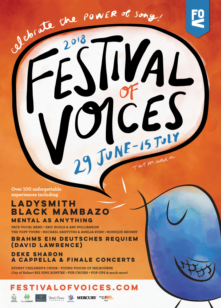 Festival of Voices Poster design